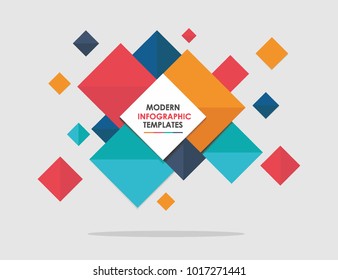 modern infographic templates. abstract background.  simple vector.