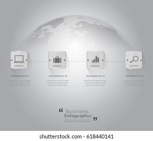 Modern Infographic Templates for Business Vector Illustration