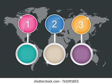 Modern infographic template.Vector infographic design.