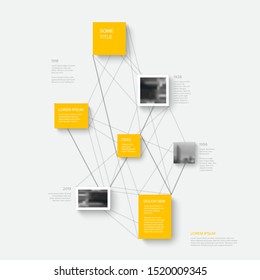 Modern Infographic timeline report template