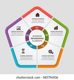 Plantilla de escala de tiempo infográfica moderna