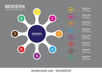 Modern infographic vector