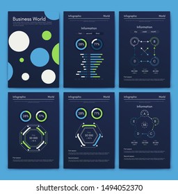 Modern infographic vector concept. Business graphics brochures. Used for workflow layout, diagram, number options, step up options, web template, infographics, websites, brochures, flyers and prints.