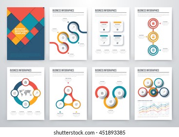 Modern infographic vector concept. Business graphics brochures. Used for workflow layout, diagram, number options, step up options, web template, infographics, websites, brochures, flyers and prints
