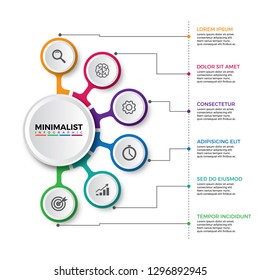 Modern infographic vector elements for business brochures. Use in website, corporate brochure, advertising and marketing. Pie charts, line graphs, bar graphs and timelines.
