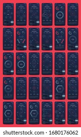 Modern infographic vector elements for business brochures. Use in website, corporate brochure, advertising and marketing. Pie charts, line graphs, bar graphs and timelines.