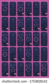 Elementos vectores de infografía modernos para folletos comerciales. Uso en sitios web, diseño móvil, publicidad y marketing. Gráficos, gráficos de líneas, gráficos de barras y líneas de tiempo.