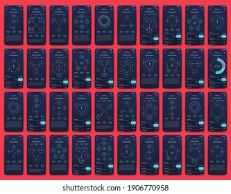 Modern infographic vector elements for business brochures. Use in website, corporate brochure, advertising and marketing. Pie charts, line graphs, bar graphs and timelines.