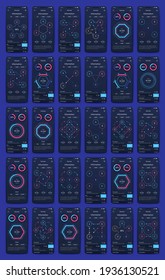 Modern infographic vector elements for business brochures. Use in website, corporate brochure, advertising and marketing. Pie charts, line graphs, bar graphs and timelines.
