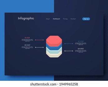 Modern infographic vector elements for business brochures. Use in website, corporate brochure, advertising and marketing. Pie charts, line graphs, bar graphs and timelines.