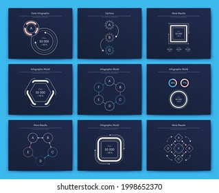 Modern infographic vector elements for business brochures. Use in website, corporate brochure, advertising and marketing. Pie charts, line graphs, bar graphs and timelines.