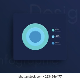 Elementos vectores de infografía modernos para folletos comerciales. Uso en sitios web, folletos corporativos, publicidad y marketing. Gráficos, gráficos de líneas, gráficos de barras y líneas de tiempo.