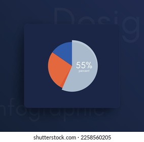 Modern infographic vector elements for business brochures. Use in website, corporate brochure, advertising and marketing. Pie charts, line graphs, bar graphs and timelines.