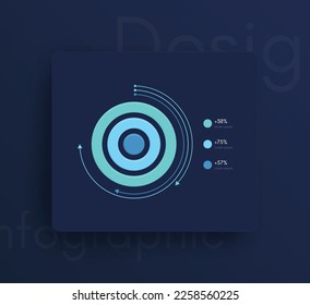 Modern infographic vector elements for business brochures. Use in website, corporate brochure, advertising and marketing. Pie charts, line graphs, bar graphs and timelines.