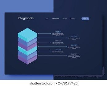 Modern infographic vector elements for business brochures. Use in website, corporate brochure, advertising and marketing. Pie charts, line graphs, bar graphs and timelines.