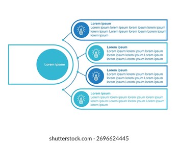 Modern infographic vector template featuring clean lines, geometric shapes, and minimalist color schemes. Designed for data visualization, business presentations, annual reports, and marketing materia