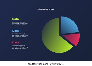 modern infographic vector template with statistics graphs and finance charts. Diagram template and chart graph, graphic information visualization illustration