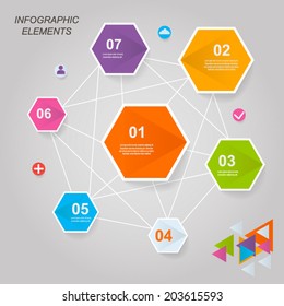 Modern infographics banner