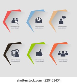 Modern infographics banner
