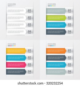Modern infographics banner Set