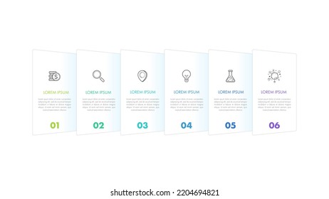 Modern infographics business design with 8 option concepts, parts, steps or processes can be used for workflow layout, diagram, number options, web design. infographic element.