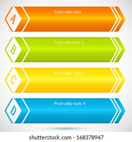 Modern infographics chart banner. Vector illustration. can be used for workflow layout, diagram business process improvement, number options, web design, brochure template, magazine layout design