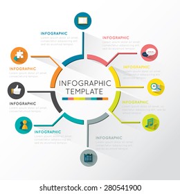 Modern Infographics circle

