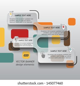 modern infographics / colored abstract design to represent your data