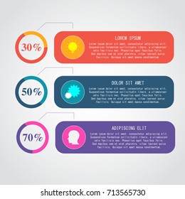 Modern Infographics with Description