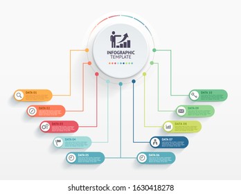 Modern infographics design template. Vector illustration.