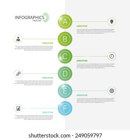 Modern infographics. Design template. Vector