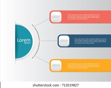 Modern Infographics design vector. Vector timeline infographic template.