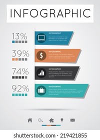 Modern Infographics  Easy to Edit , adjust color and size. 