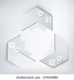 Modern infographics element number template. Vector illustration. can be used for workflow layout, diagram, business step options, banner, web design