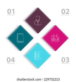 modern infographics elements, business background