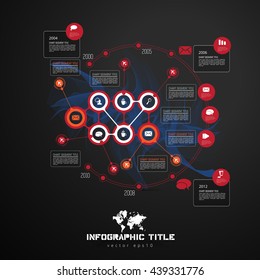 Moderne Infografiken. Vektorgrafik 