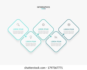 Moderne Infografik-Zahlenoptionen Vorlage. Vektorgrafik. Kann für Workflow-Layout, Diagramm, Business Step Optionen, Banner, Web Design verwendet werden.