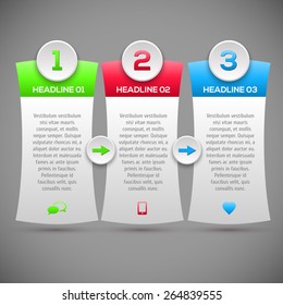 Modern infographics options banner. Modern Design Layout. Vector illustration. can be used for workflow layout, diagram, number options, web design.