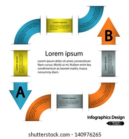 modern  infographics options banner. Vector illustration. can be used for work flow layout, diagram, number options, web design.