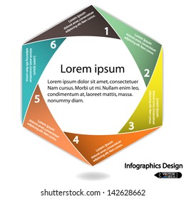 modern infographics options banner. Vector illustration. can be used for work flow layout, diagram, number options, web design.