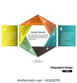 modern infographics options banner. Vector illustration. can be used for work flow layout, diagram, number options, web design.