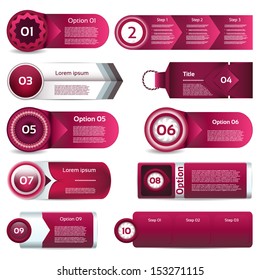 Modern infographics options banner. Vector illustration. can be used for workflow layout, diagram, number options, web design, prints.