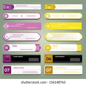 Modern infographics options banner. Vector illustration. can be used for workflow layout, diagram, number options, web design, prints.