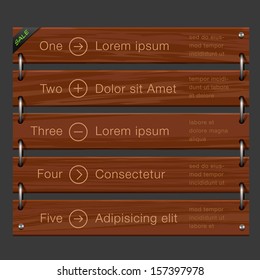 Modern infographics options banner. Vector illustration. Use for workflow layout, diagram, number options, web design. 