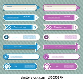 Modern infographics options banner. Vector illustration. can be used for workflow layout, diagram, number options, web design, prints.