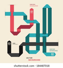 Modern infographics options banner. Vector illustration. can be used for workflow layout, diagram, number options, web design.