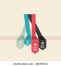 Modern infographics options banner. Vector illustration. can be used for workflow layout, diagram, number options, web design.