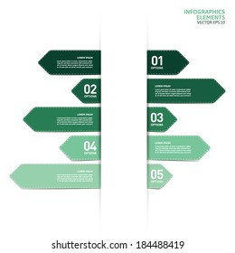 Modern infographics options banner. Vector illustration. can be used for workflow layout, diagram, number options, web design.