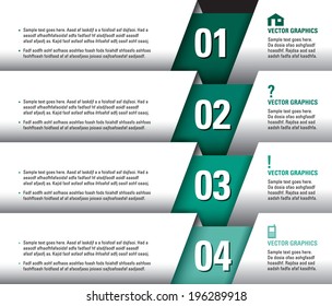 Modern infographics options banner. Vector illustration. Eps10.