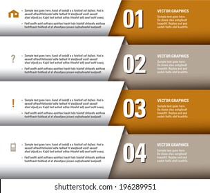 Modern infographics options banner. Vector illustration. Eps10.